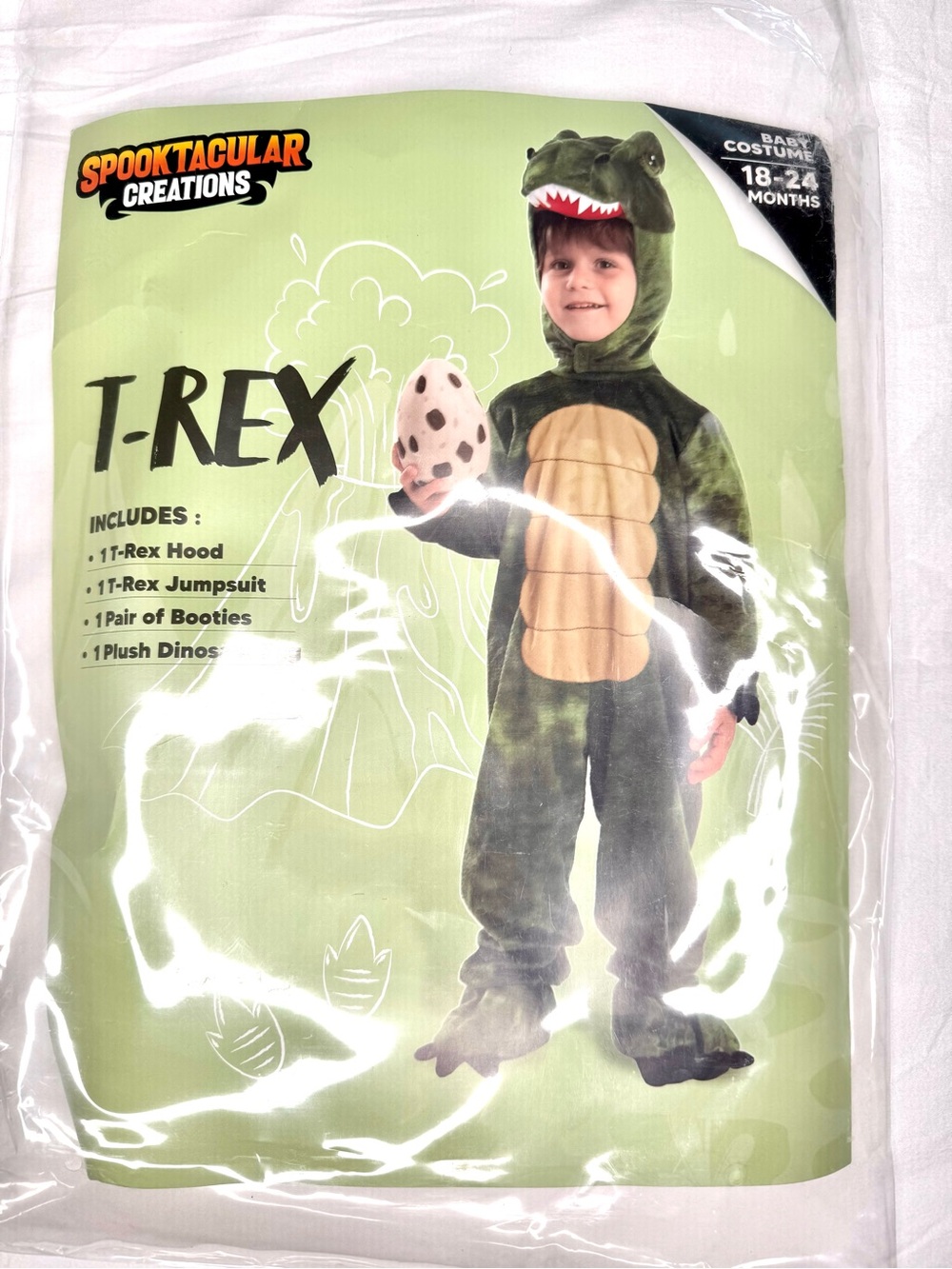 T-Rex Baby Costume - Green
